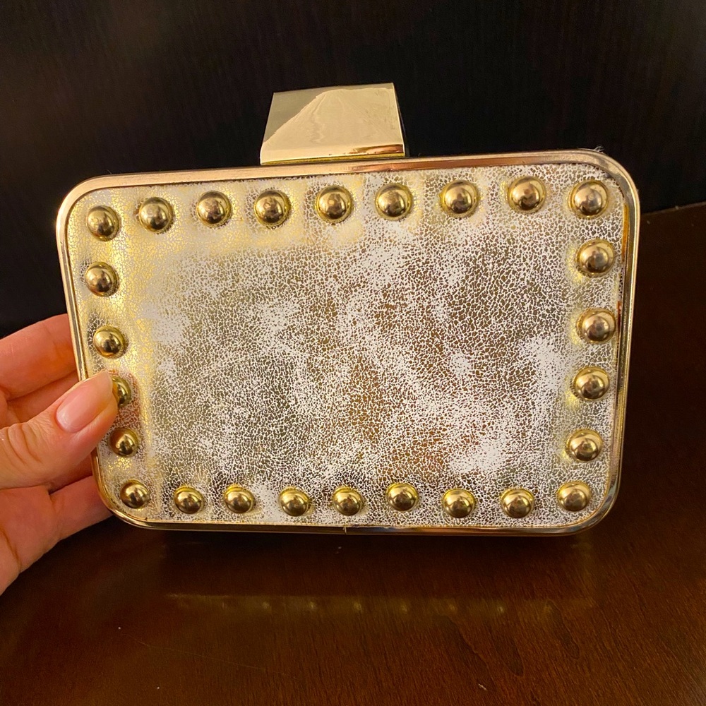 Gold/silver clutch